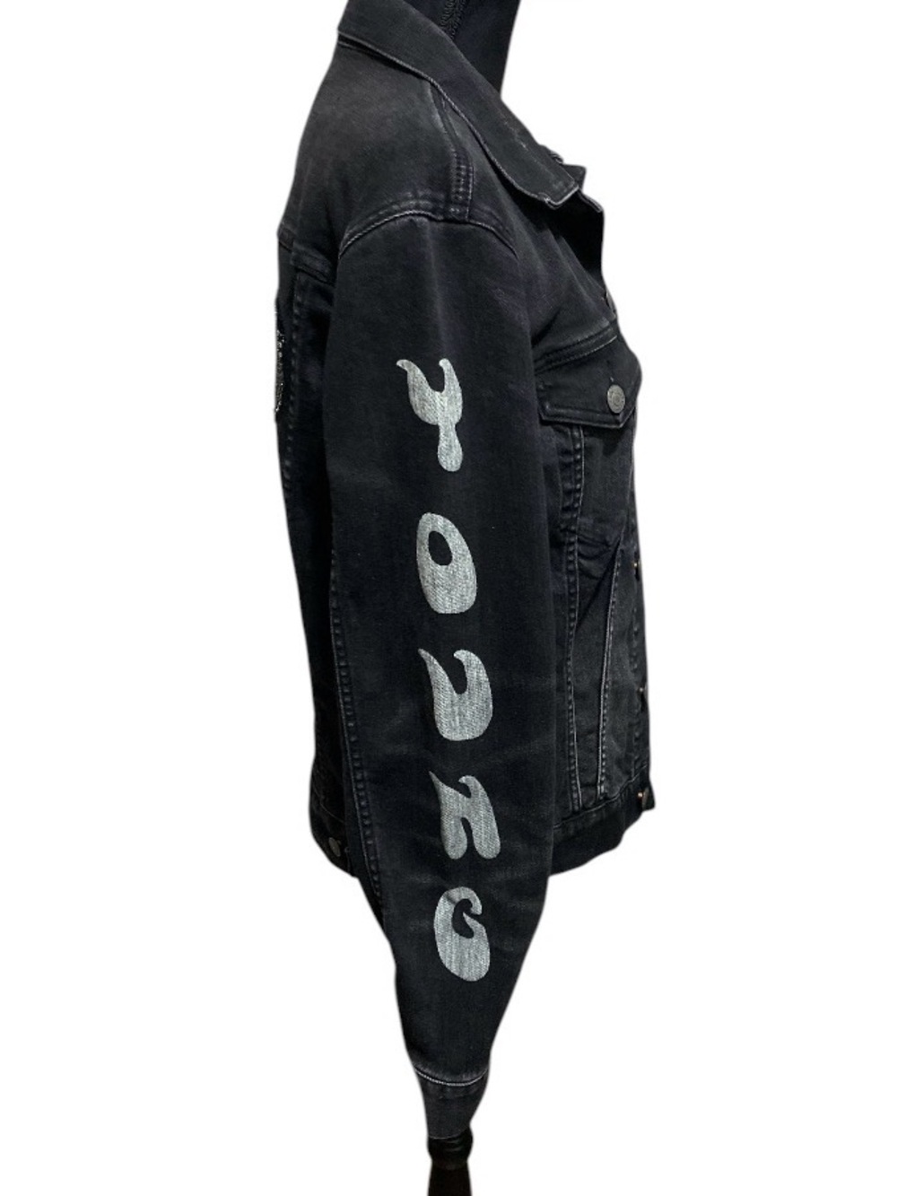 American Eagle Custom “Young Money” Denim Jacket - Picture 4 of 7